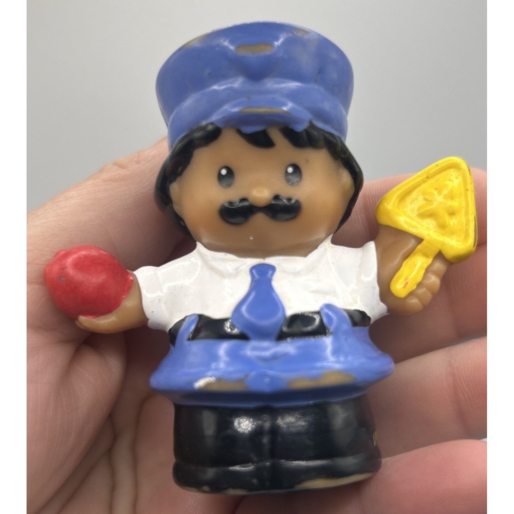Fisher Price Little People School Crossing Guard Bus Driver Replacement Toy